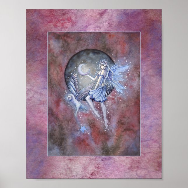 Star Collectors Fairy and Uggla Fantasy Art Poster (Framsidan)