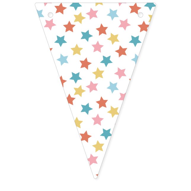 Star Confetti (Retro) Vimplar (Första flaggan)