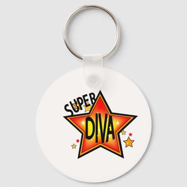 Star Diva Keychain Nyckelring (Framsida)
