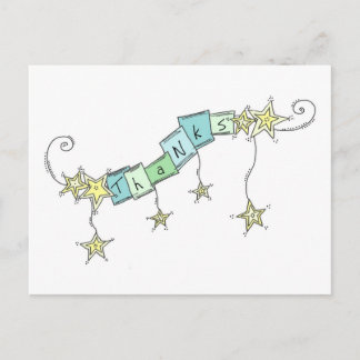 Star Doodles, tack Vykort