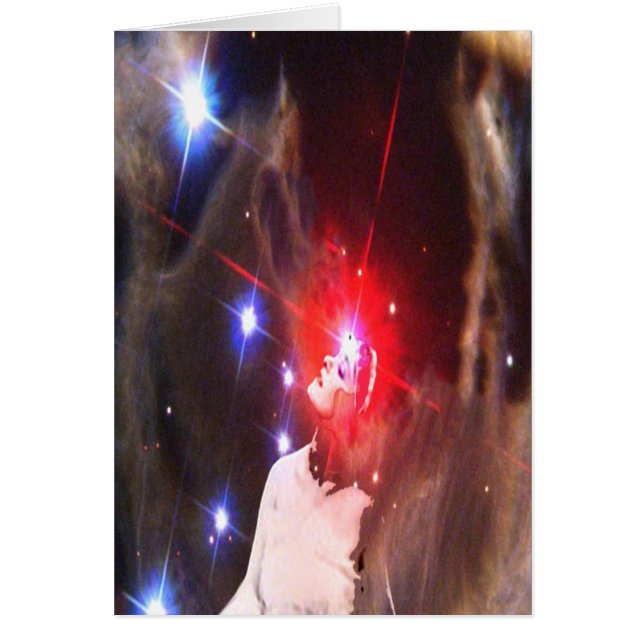 Star Dreamer Hälsningskort (Framsidan)
