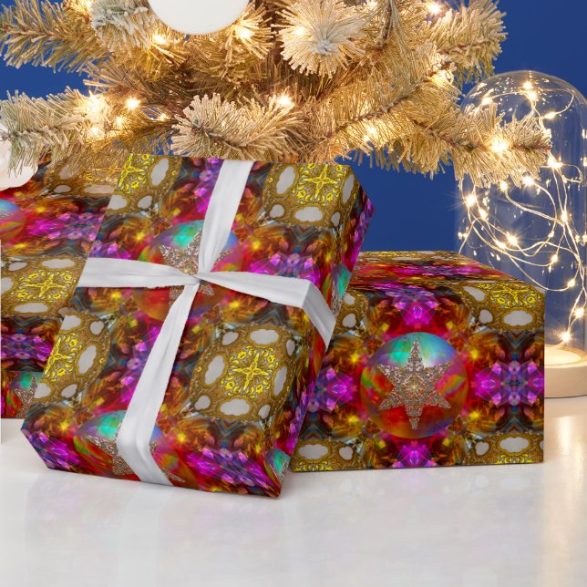 Star  Elegant Designer Presentpapper (Helgdagar)