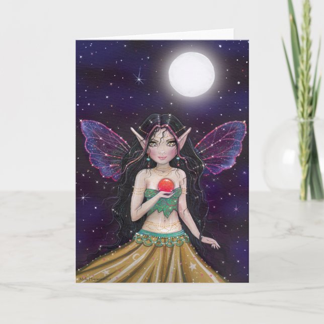 Star Fairy Greeting Card av Molly Harrison Kort (Framsida)
