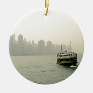 Star Ferry Hong Kong Julgransprydnad Keramik