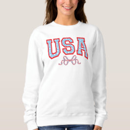 Star-Filled USA | Coquette Universiteten T Shirt
