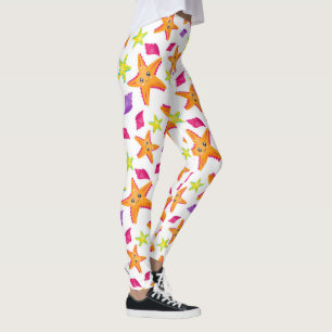 Star Fish Fun! - Leggings -> Stjärn Fisk Kul! -
