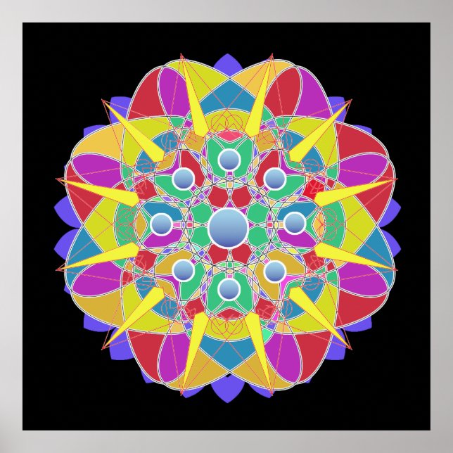 Star Flower Poster (Framsidan)