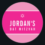 STAR FÖR DAVID söt rosa bat mitzvah logotyp Runt Klistermärke<br><div class="desc">*** OBS! - SKINGELGALEN FOLIEFFEKT ÄR ETT UTTRYCKT BILD Ett sött litet KÄRLEK-klistermärke som kan användas för alla tillfälle - bröllop, babydusch, födelsetillkännagivande, studenten, årsdag, hantverksartiklar eller kläder för småföretagsförpackningar osv.. AVDELNING 1. Om du vill ändra huvuddelen av färg slått klickar du på "anpassa" och spelar med färger som bakgrund....</div>