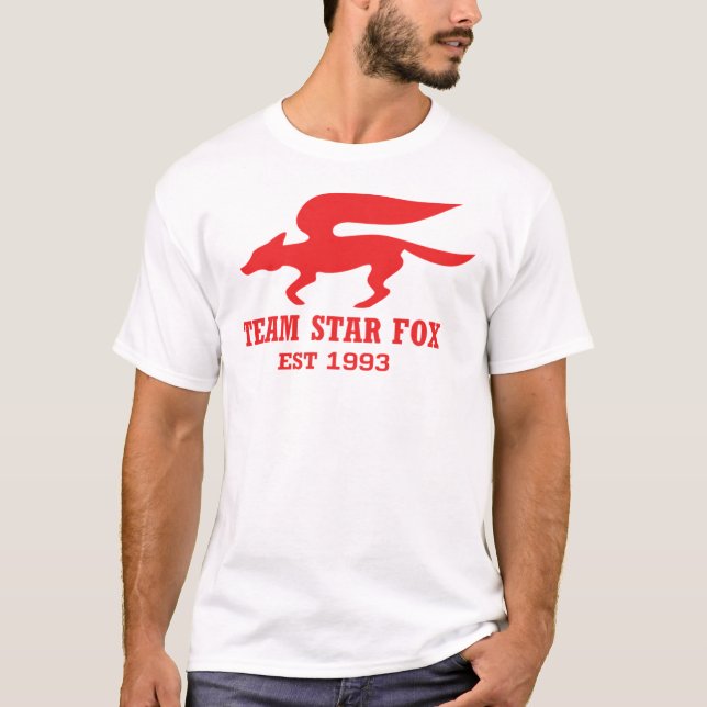 Star Fox Emblem Red Essential T-Shirt (Framsida)
