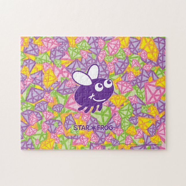 STAR*FROG™-fluga och Gemspussel Pussel (Horisontell)