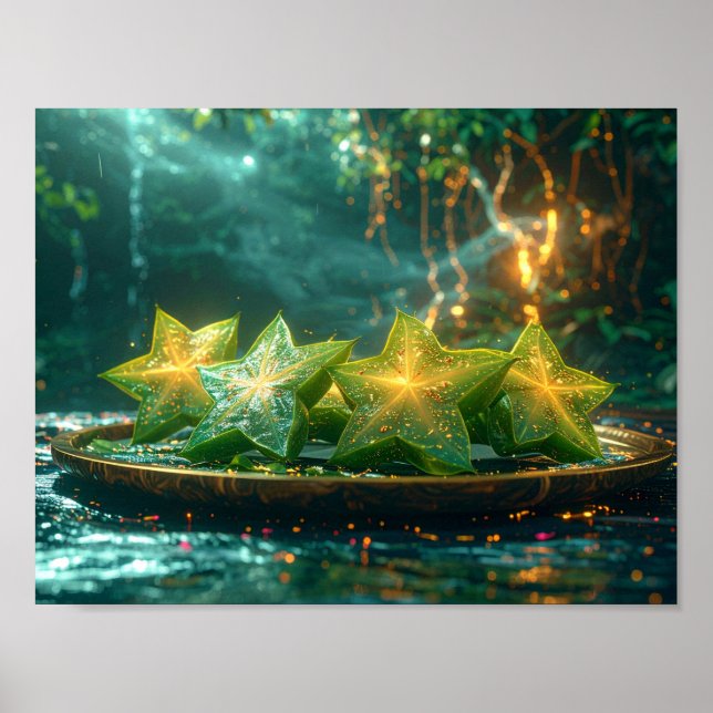 Star Fruit - Carambola Poster (Framsidan)