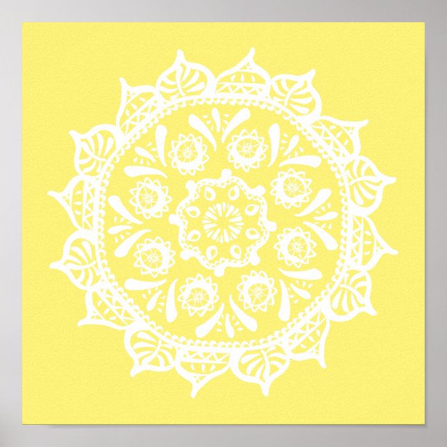 Star Fruit Mandala Poster (Framsidan)