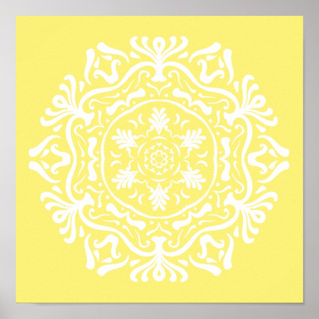 Star Fruit Mandala Poster (Framsidan)