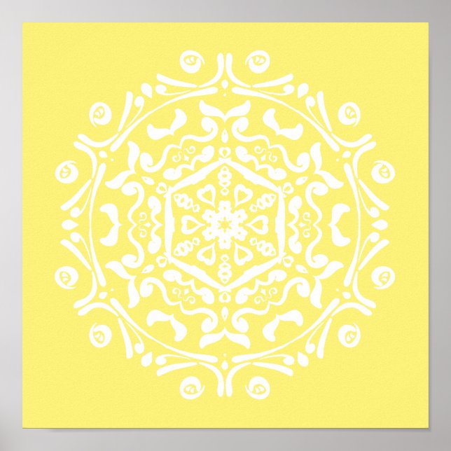 Star Fruit Mandala Poster (Framsidan)
