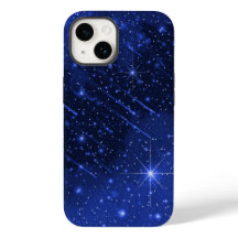 Star Galaxy On Blue