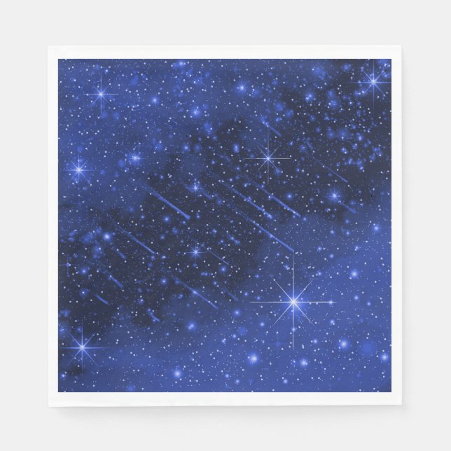 Star Galaxy On Blue Pappersservett (Framsidan)
