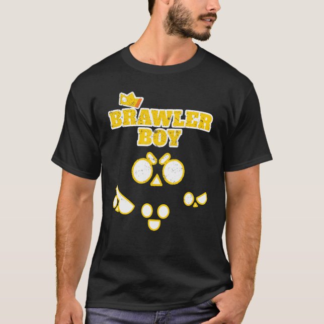Star Gamer Gaming Stars Idea Brawler Boy Brawl T Shirt (Framsida)