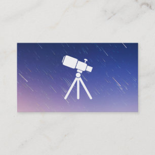 Star Gazer Teleskop Visitkort