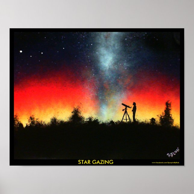 Star Gazing Poster (Framsidan)