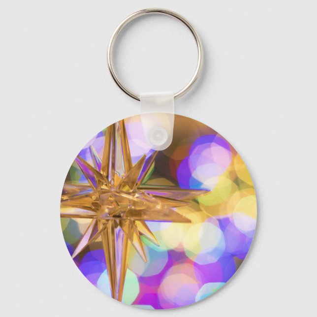Star Glitter Nyckelring (Framsida)