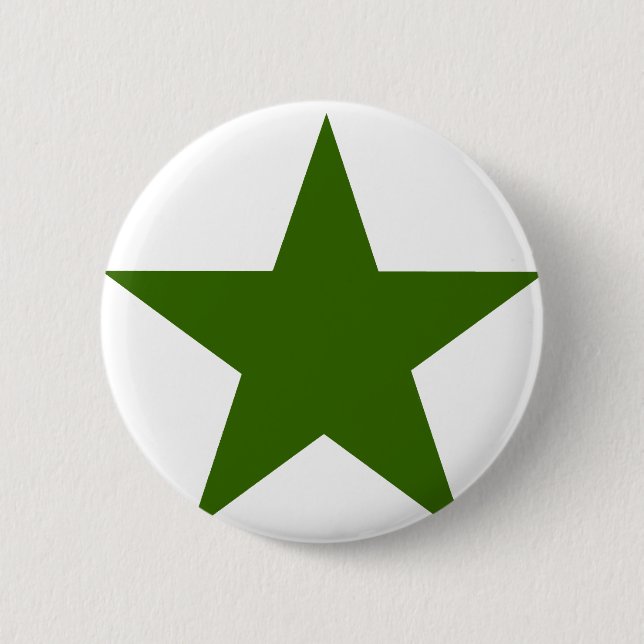 Star GreenDark MUSEUM Zazzle-gåvor Knapp (Framsida)