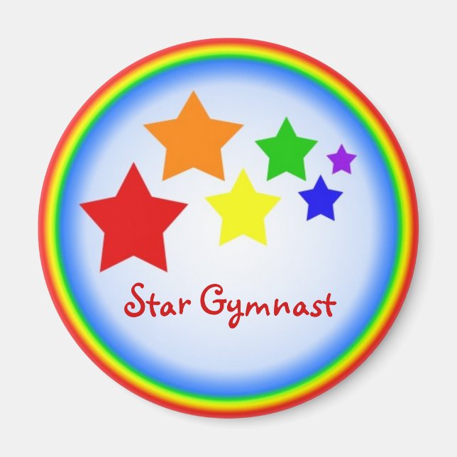 Star Gymnast Magnet (Framsidan)
