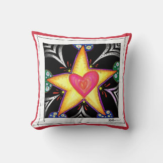 "Star Heart"-fyllning Kudde