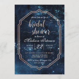 Star Himlar Celestial Galaxy Inbjudningskort för m