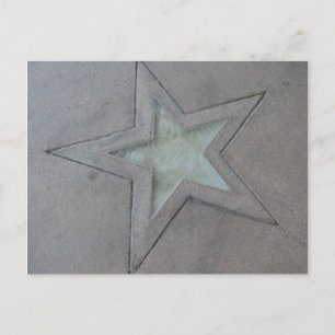 Star i Hollywood Vykort