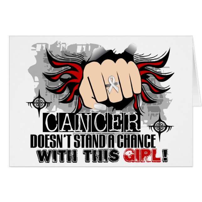 Står inte en riskeralungcancer hälsningskort (Framsidan Horizontal)