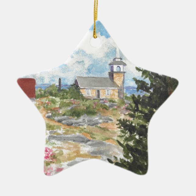 Star Island-Isle of Shoals Star Ornament (Framsidan)