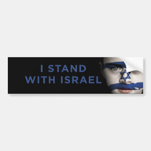 "Står jag med Israel ", Bildekal