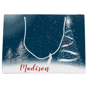 Star Julgran och Bunny Large Gift Bag