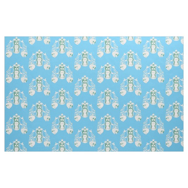 Star-Krona Queen Sjöjungfru Thunder_Cove Tyg (Fat Quarter)