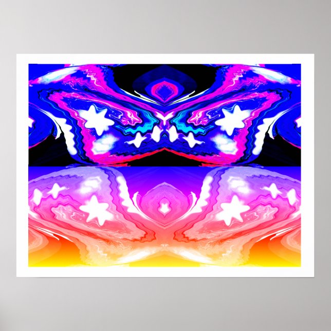 Star life in outer space art poster (Framsidan)