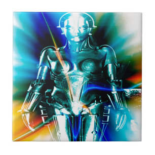 Star Light Robot Kakelplatta