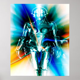 Star Light Robot Poster