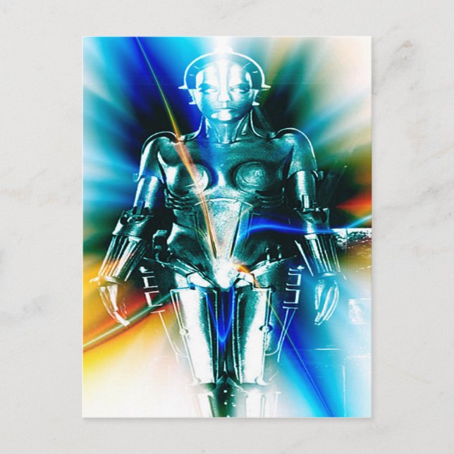 Star Light Robot Vykort (Framsida)