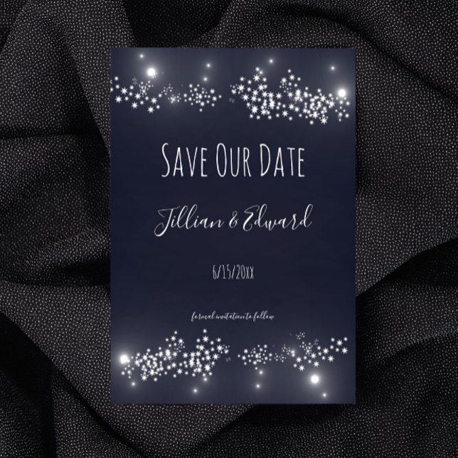 Star Light Spara datum meddelande (Star Light Save the Date)