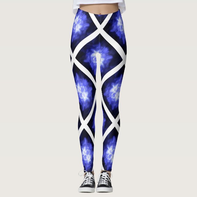 Star Light Star Bright Blue Leggings (Framsida)