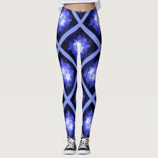 Star Light Star Bright Blue Leggings (Framsida)