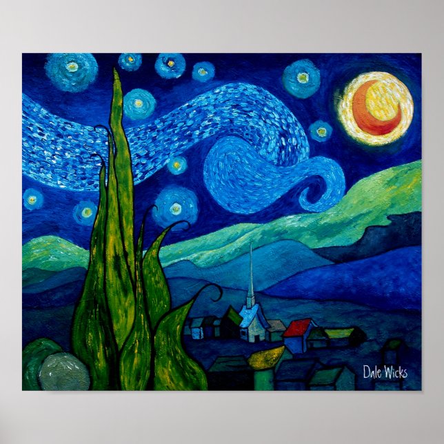 Star Lit Night Poster (Framsidan)