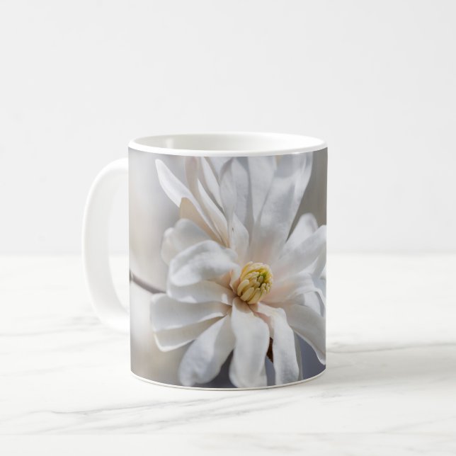 Star Magnolia Bloom Coffee Mugg (Framsida vänster)