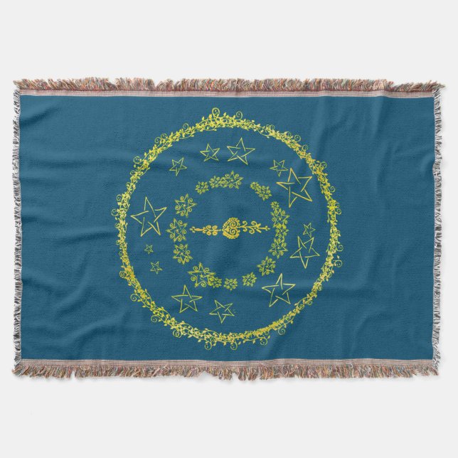 Star Mandala - Blanket Filt (Framsidan)
