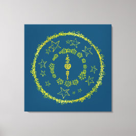 Star Mandala - Wrapped Canvas
