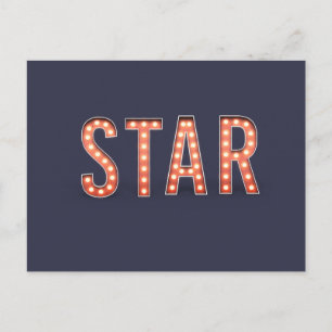 STAR Marquee Ljus Vykort