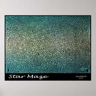 Star Maze Poster