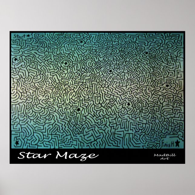 Star Maze Poster (Framsidan)