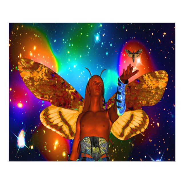 Star Moth Fototryck (Framsidan)