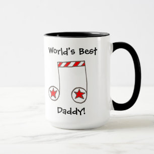 Star Musical Note World's Best Pappa Gift Mugg
